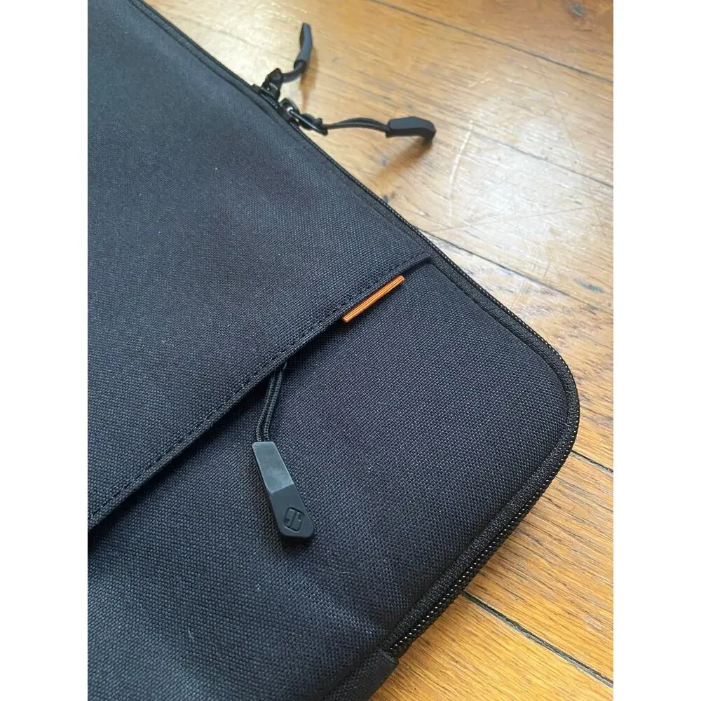 TOMTOC Black Padded Laptop Sleeve for 14
